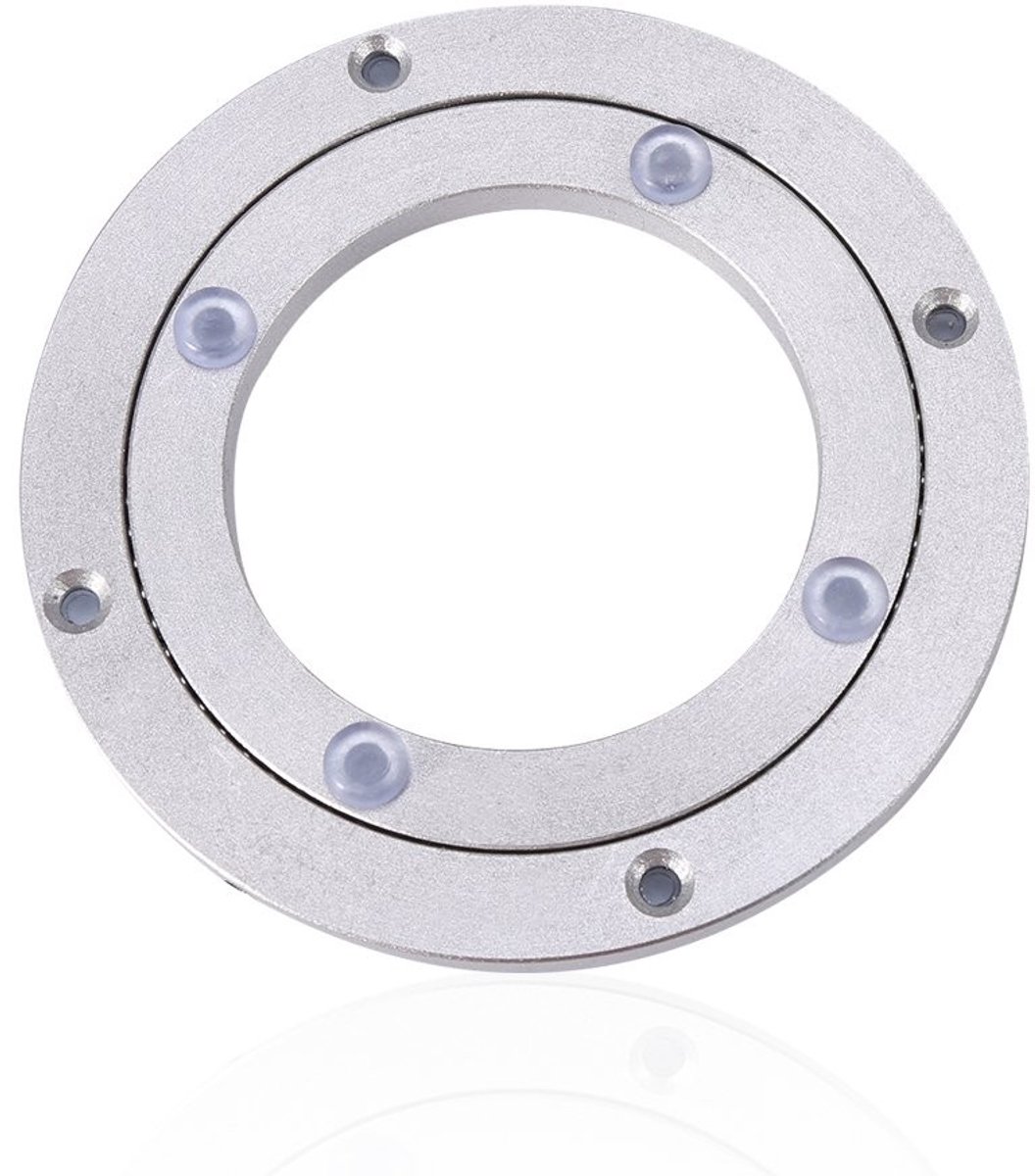Yosoo 10 Inch Aluminium Turntable met 360 Graden Rotatie voor TV en Decoratie
