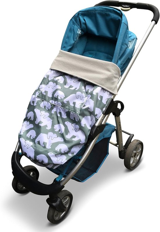 Waterdichte Voetenzak - Babyhoes Draagzak - Warm en Droog - 5-in-1 Universeel - 100 cm - Zilver — afbeelding 2