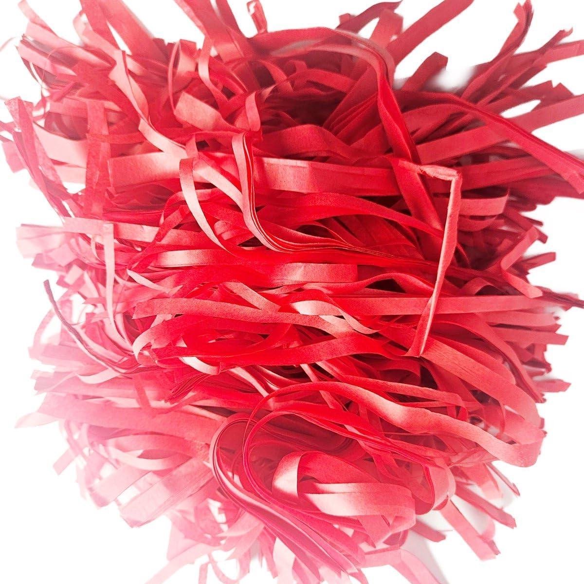 Papier snippers - Vulling doos - Knutselen hobby - Precisie snijden - 10 vellen dikte - Rood