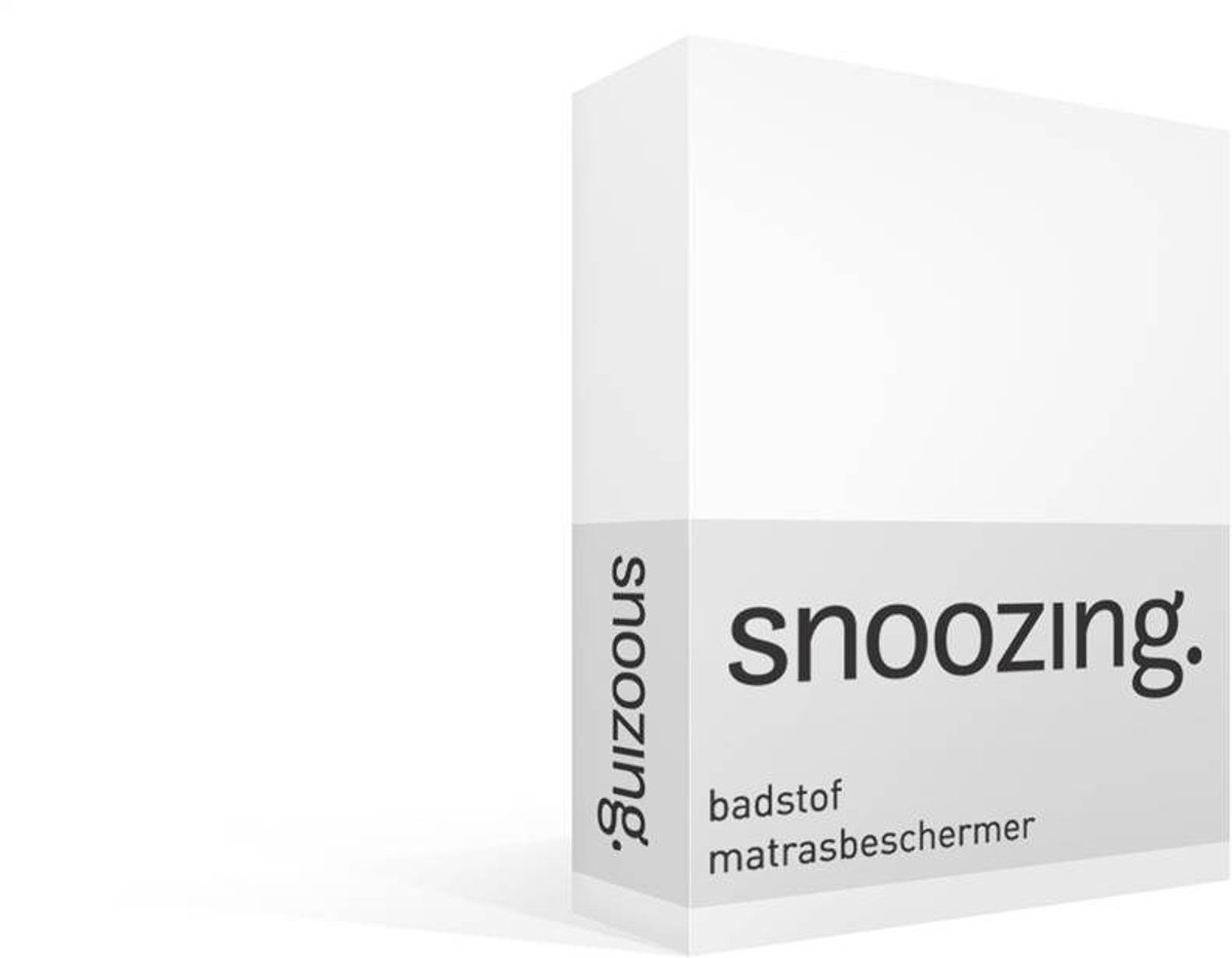 Snoozing - Matrasbeschermer - Lits-jumeaux - 160x210/220 cm - Wit