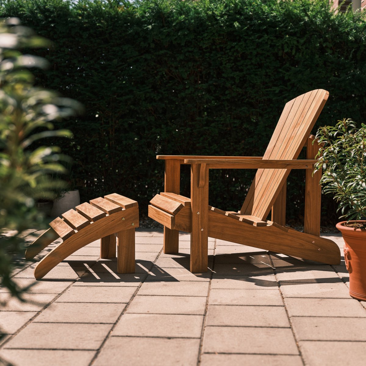 Adirondack Tuinstoel loungestoel Bearchair Teakhout Melville