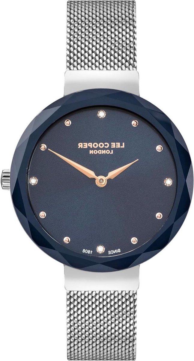 Dames Horloge - Armband Horloge - Dagelijks Gebruik - Blauwe Wijzerplaat - 10 x 10 x 8 cm - Blauw