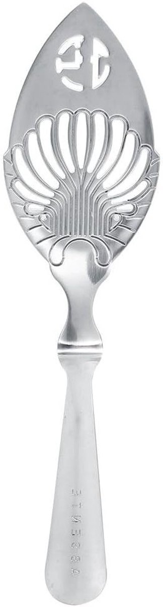 Unieke Cocktailbar Glazen Cup van RVS met Filter en Wormwood Lepel voor Absinthe en Drankjes