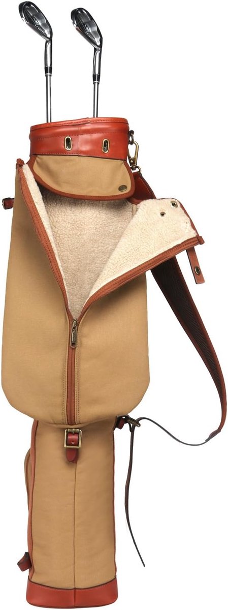 Golf Reistas - Canvas Tas - Sport Organisatie - Waterdicht Canvas Leer - 88 cm - Groen — afbeelding 5