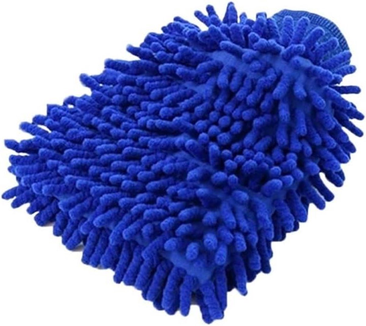 Autowashandschoenen - Pluche doek - Auto poetsen - Verdikt dubbelzijdig - 15x22 cm - Blauw