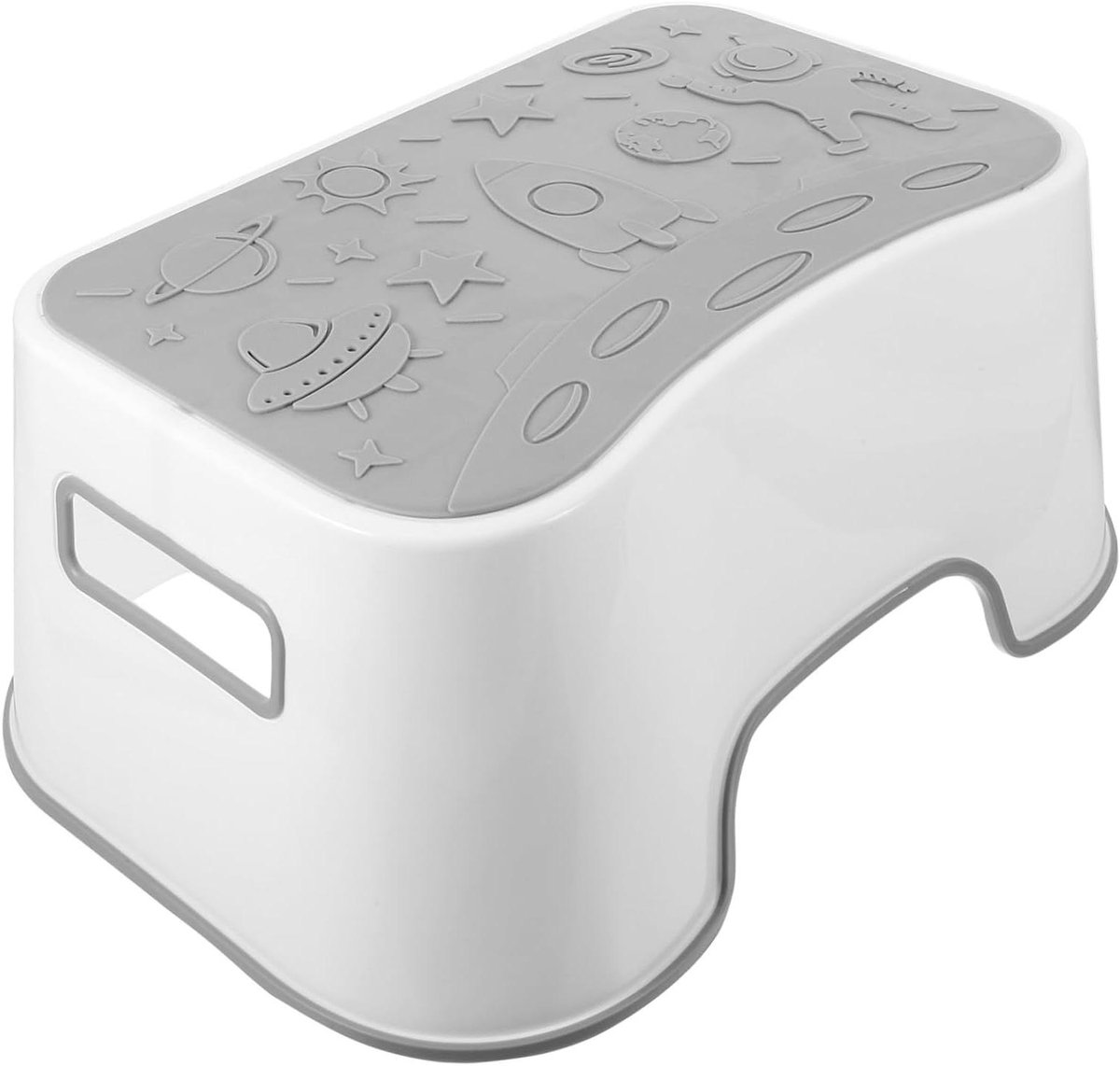 Toiletkruk - Voetensteun Badkamer - Comfortabel Zitten - Ergonomisch Ontwerp - 38 cm Lengte - Wit