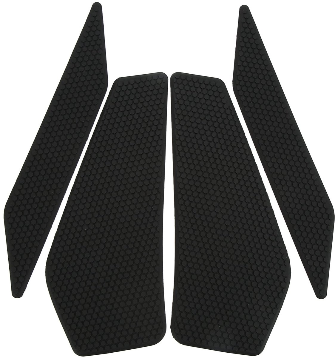 aladdien - Tank Pad - Motorfiets Accessoire - Zijkant Gas Knie Grip Bescherming - Rubber en Anti-slip - Weerbestendig - Perfect voor motoren