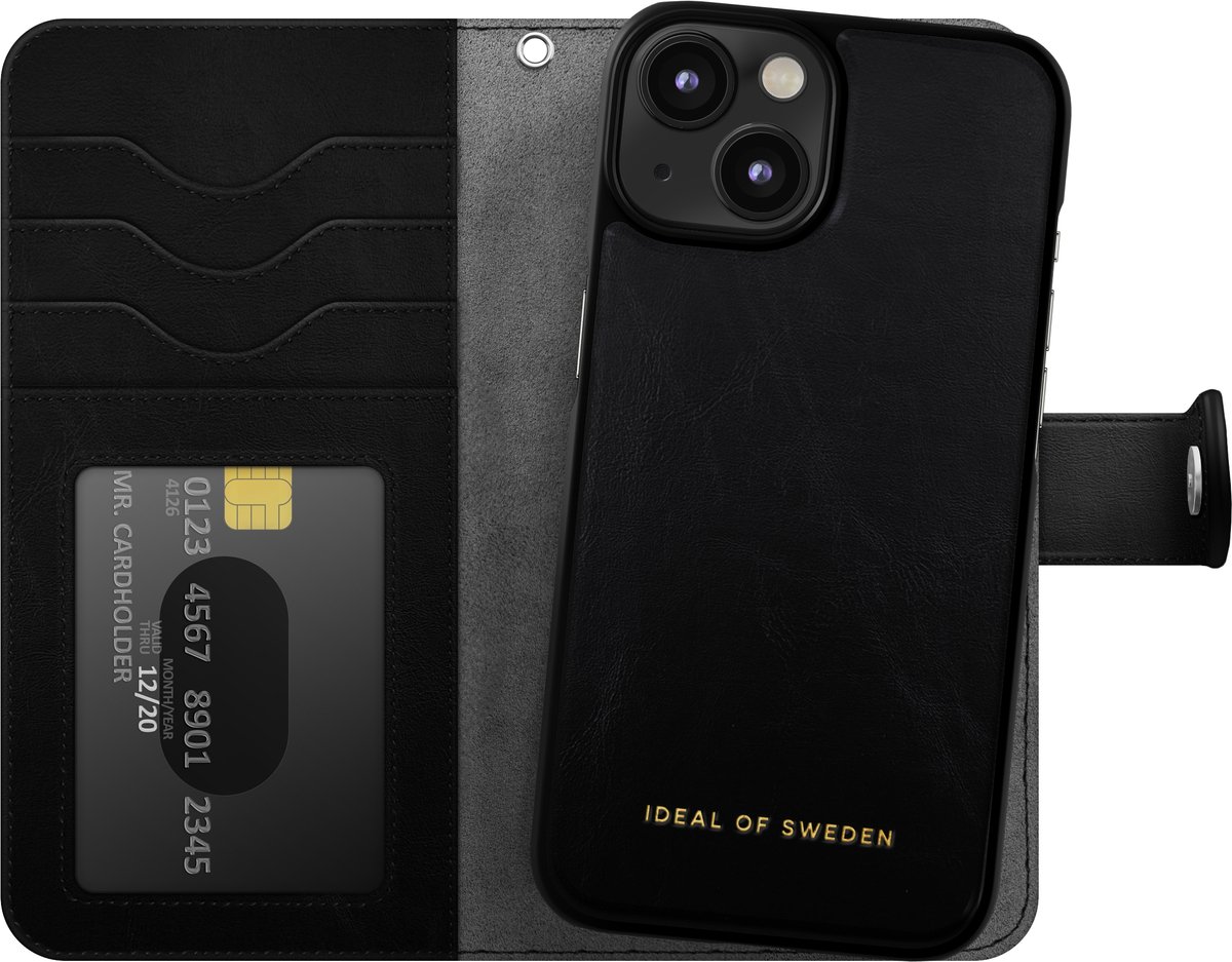 iDeal of Sweden Magnet Wallet MagSafe geschikt voor Apple iPhone 13 / 14 / 15 / 16E Black