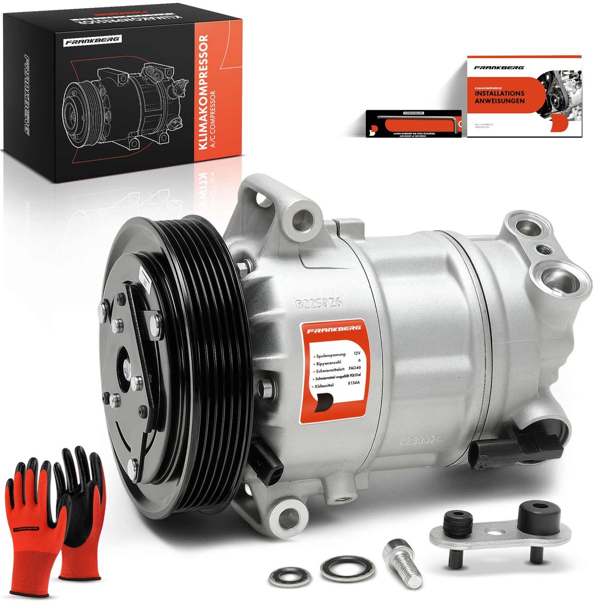 Frankberg 1x airconditioningcompressor voor Alfa
