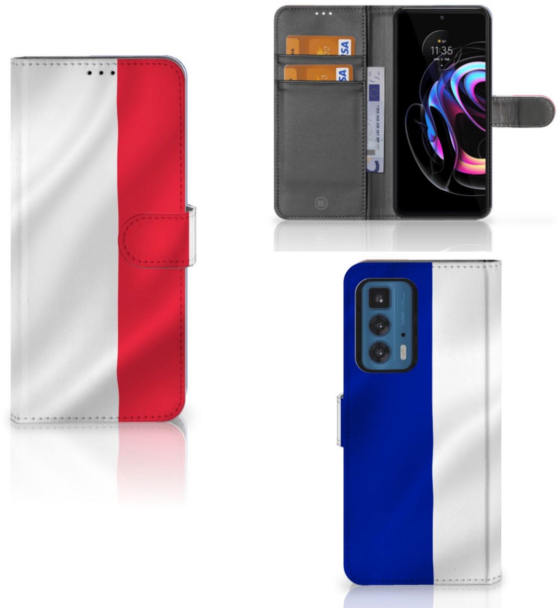 Motorola Edge 20 Pro Bookstyle Case Frankrijk