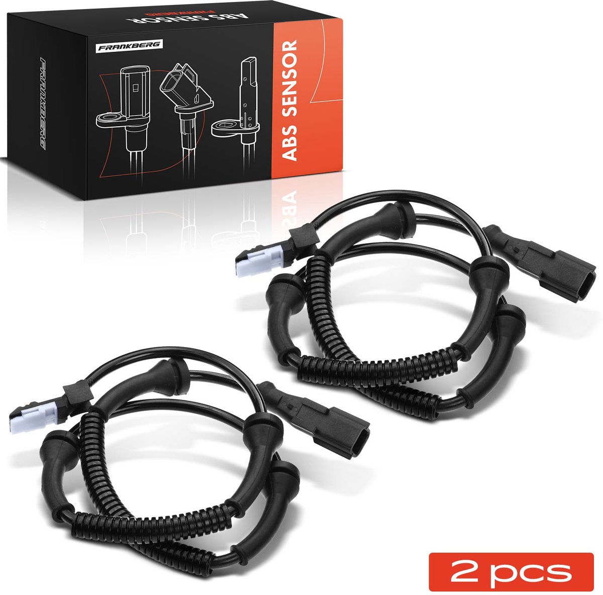 Frankberg 2x ABS Sensor Vooras voor Opel