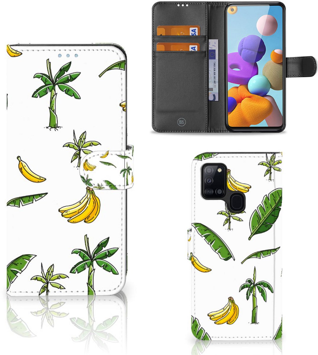 Samsung Galaxy A21s Hoesje Banana Tree