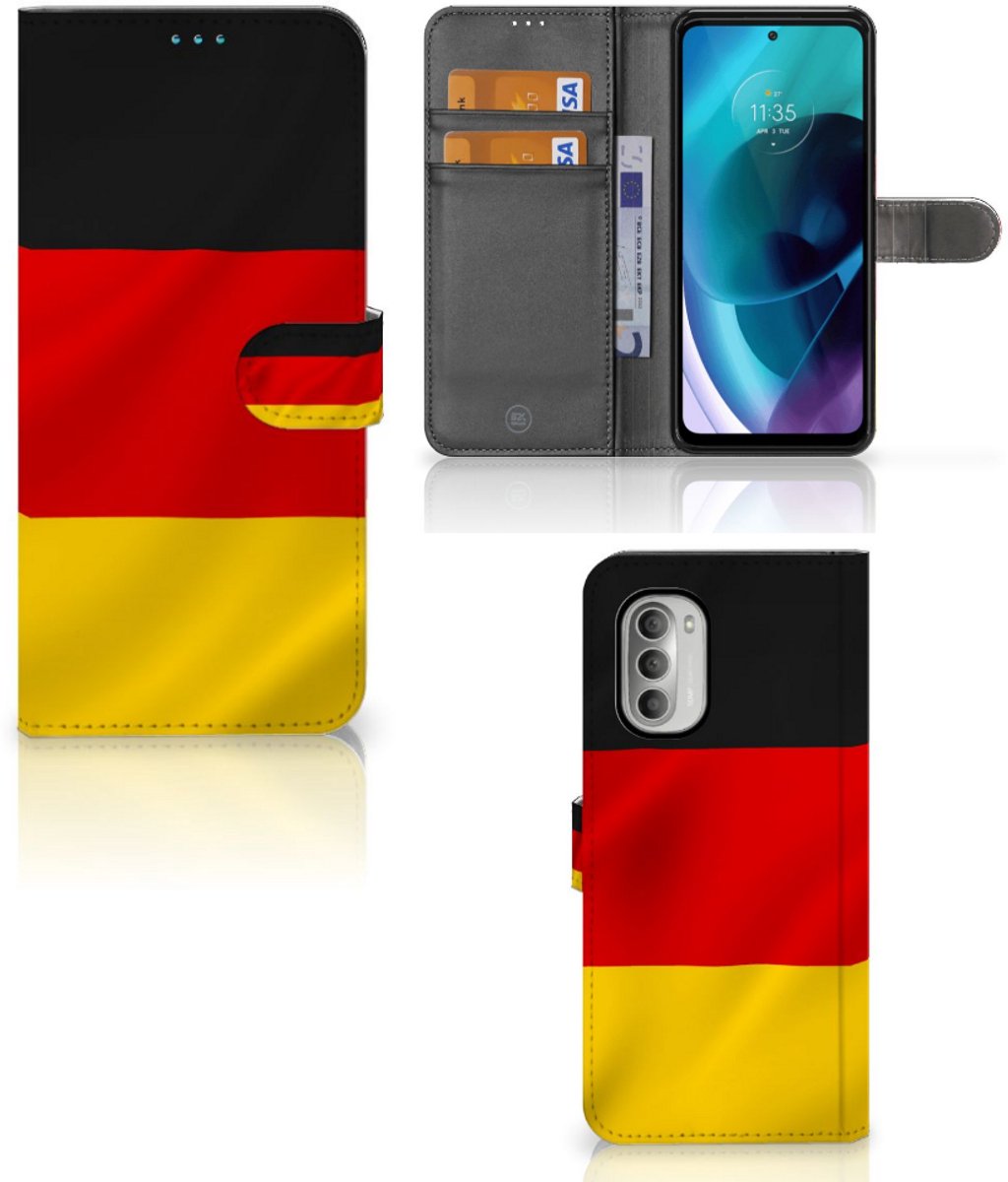 Motorola Moto G51 5G Bookstyle Case Duitsland