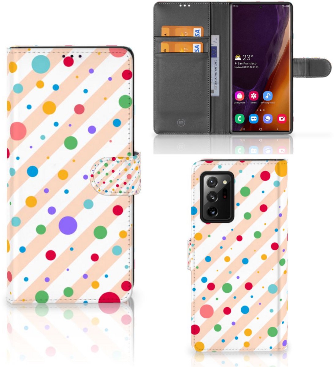 Samsung Galaxy Note20 Ultra Telefoon Hoesje Dots