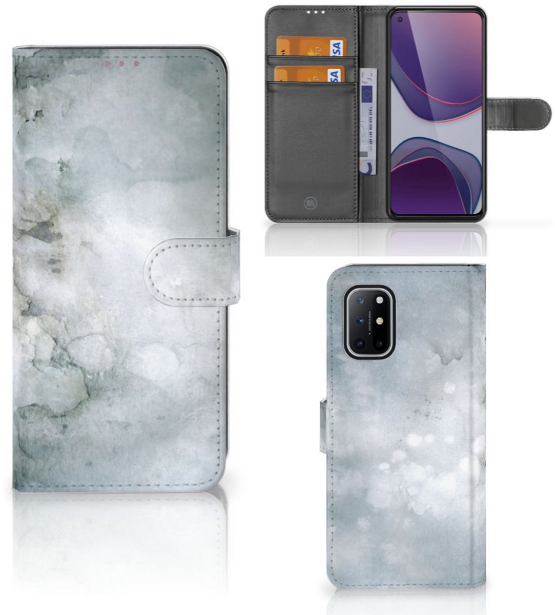 Hoesje OnePlus 8T Painting Grey