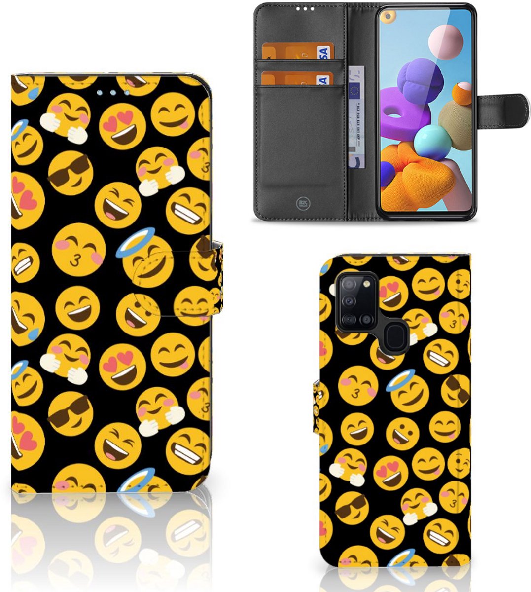Samsung Galaxy A21s Telefoon Hoesje Emoji