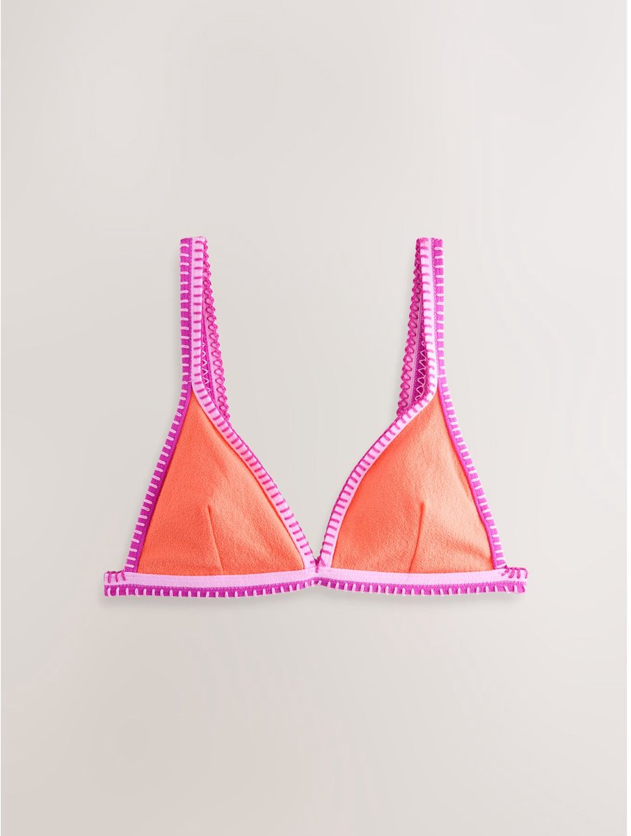 Next - Dames - Driehoekige bikinitop - Oranje
