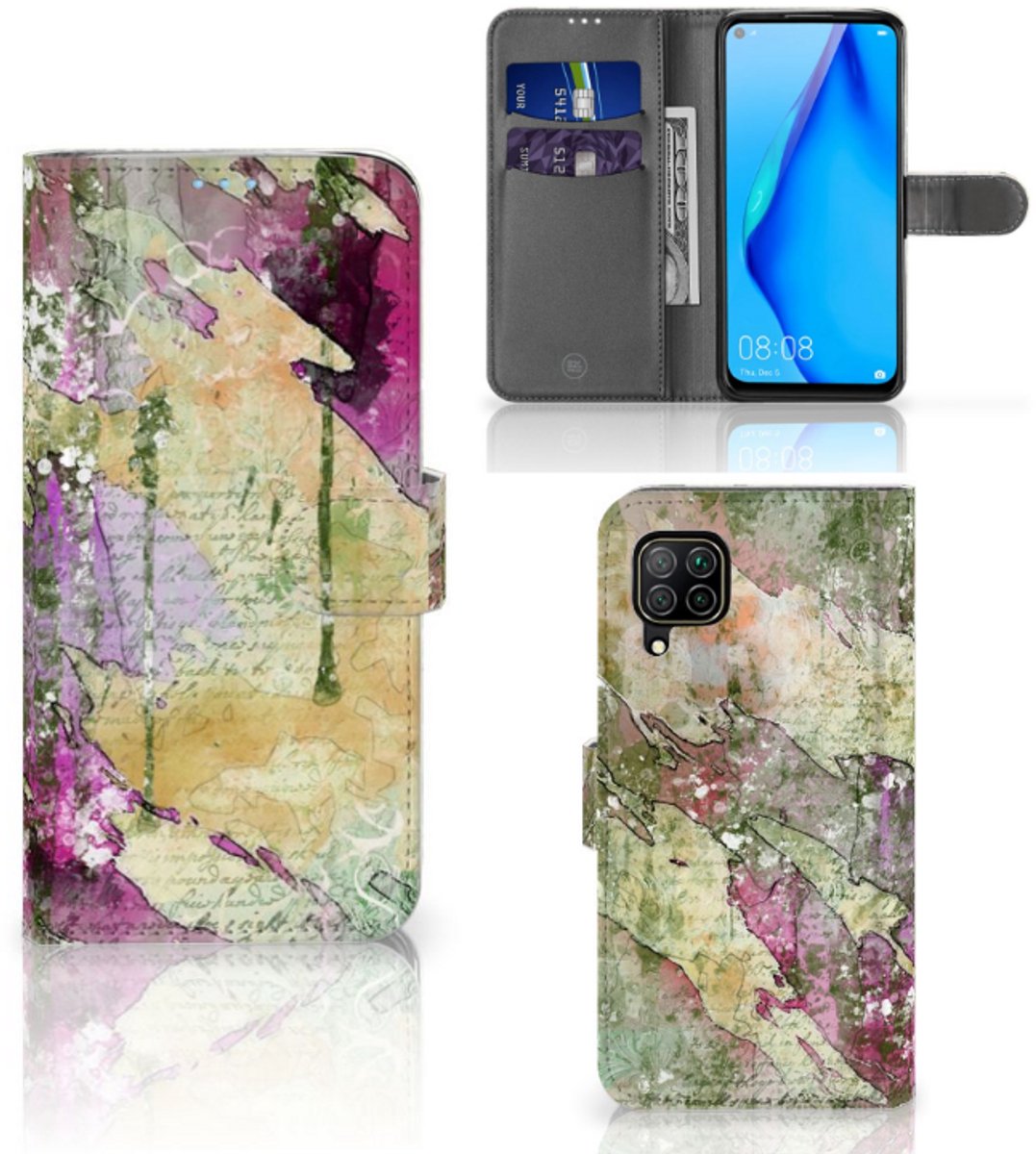 Hoesje Huawei P40 Lite Letter Painting