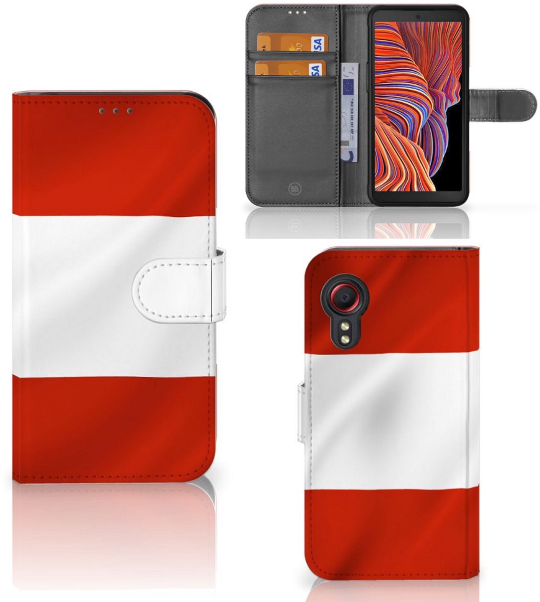Samsung Galaxy Xcover 5 Bookstyle Case Oostenrijk