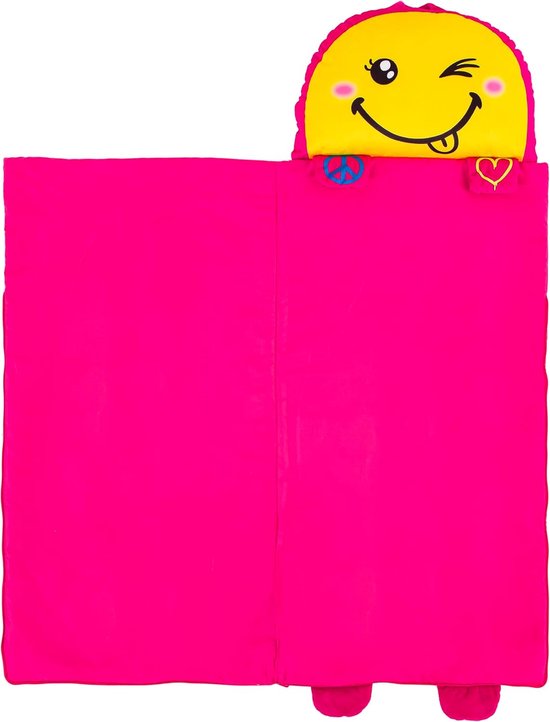 Kinderslaapmat - Slaapzak met kussen - Kinderdagverblijf en school - Oprolbaar met ingebouwd kussen - 59 x 27 inch - Tie-dye van Merkloos — afbeelding 5