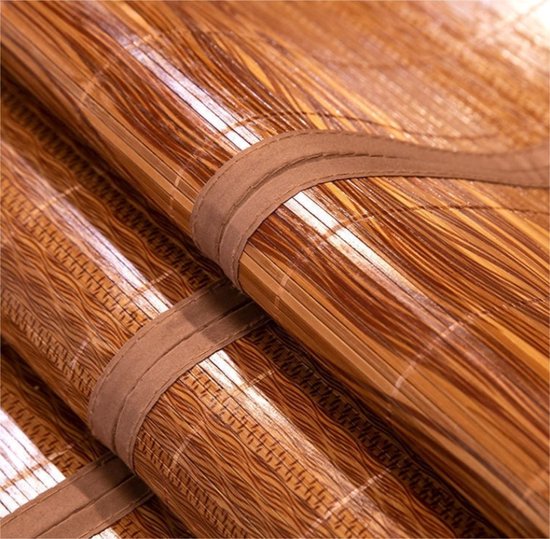 Zomerslaapmat Bamboe Zomer Slaapmat Bamboe Matras Topper Opvouwbare Koeling Gladde Mat Dubbelzijdig Bamboe Matrassen (Color : A, Size : 130 * 195cm) — afbeelding 3