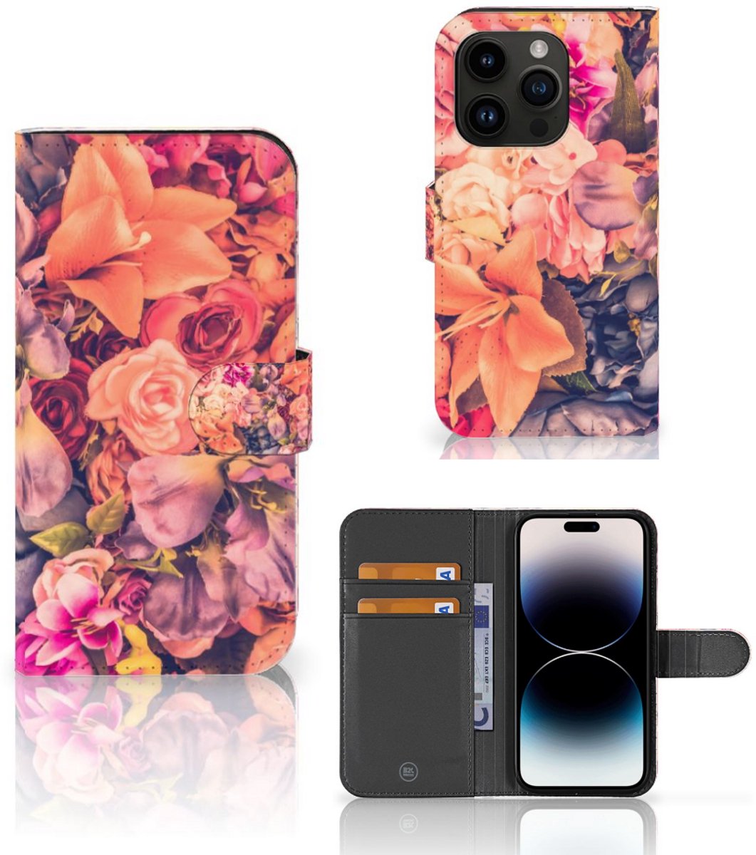 iPhone 15 Pro Hoesje Bosje Bloemen