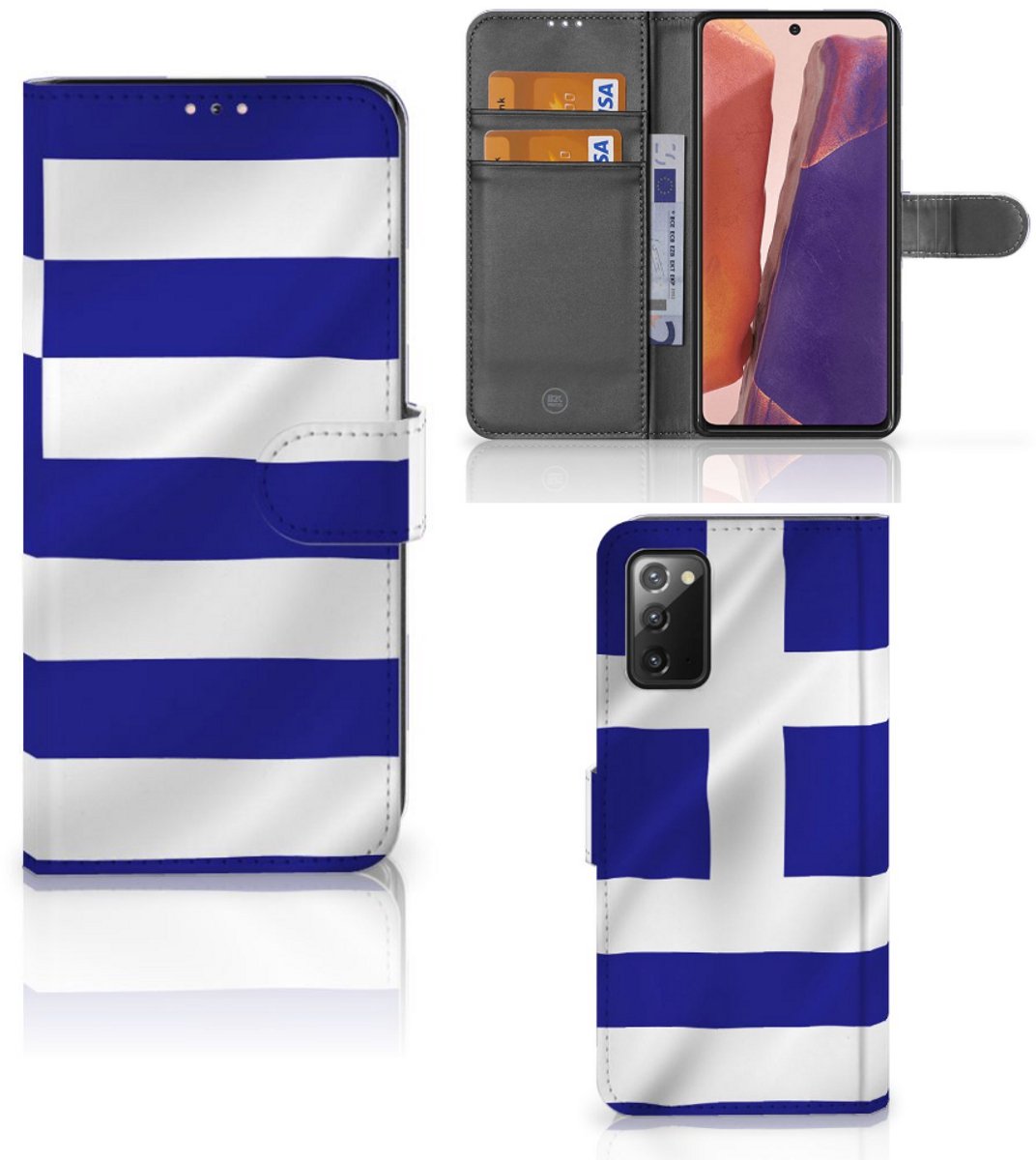Samsung Galaxy Note 20 Bookstyle Case Griekenland