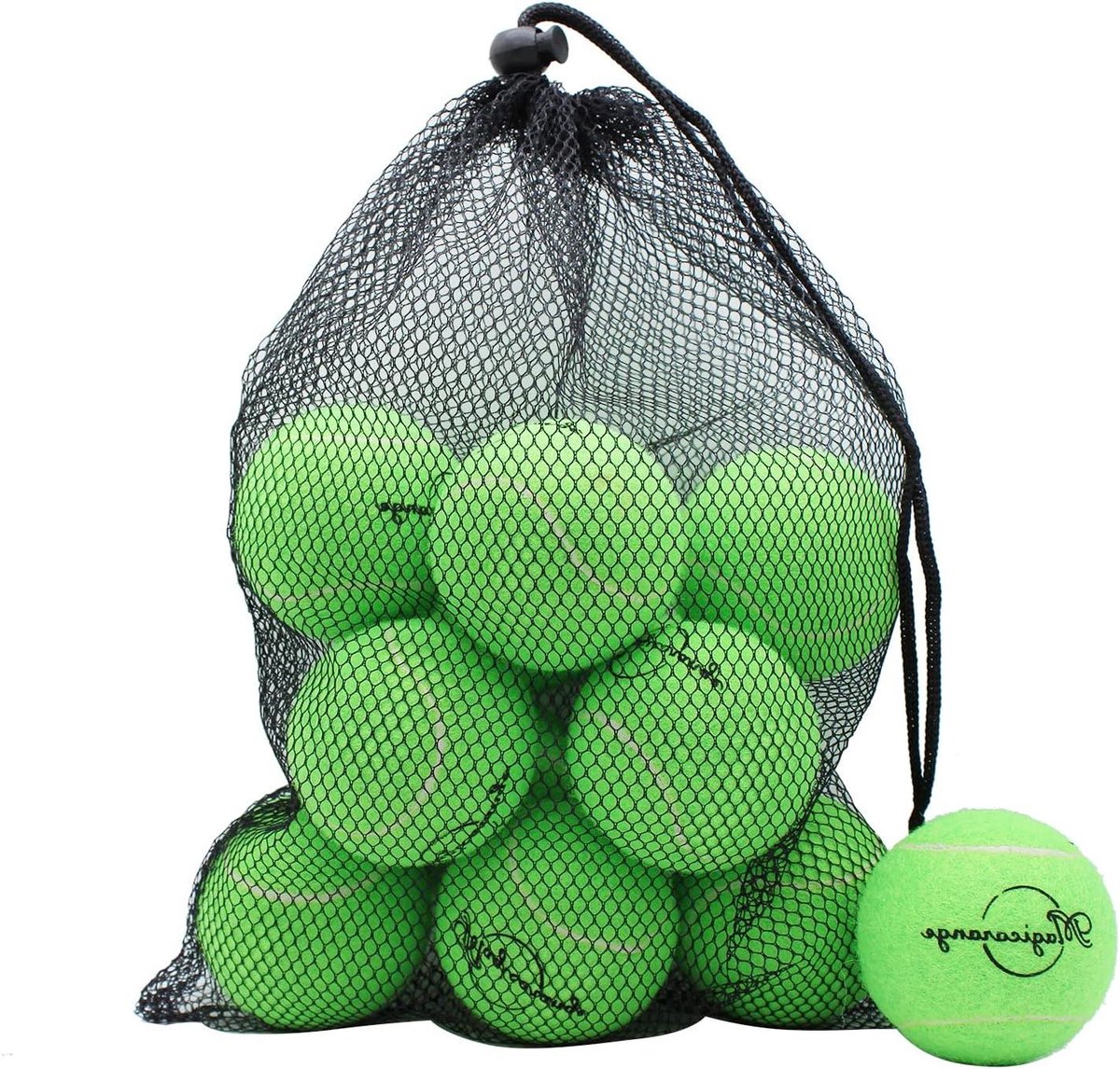 Tennisballen - Oefenballen Trainingsballen - Tennissen en Spelen - Duurzaam Vilt Materiaal - 12 stuks - Cyaan