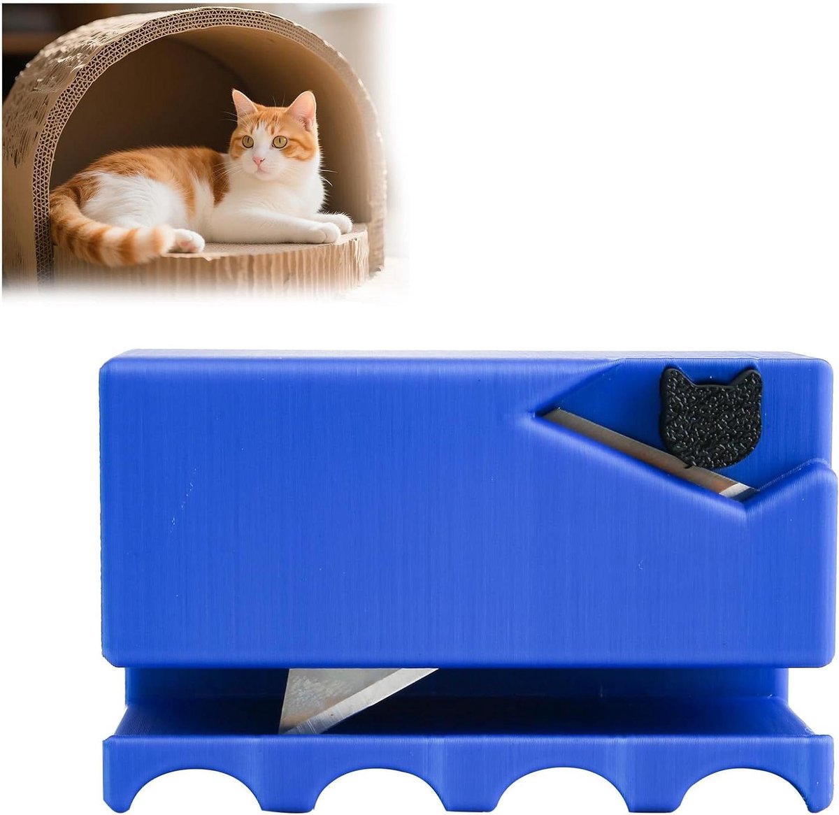 Krabpaalsnijder voor Katten - Karton Snijder DIY - Kattenkrabplank Maken - Handheld Papieren Snijder