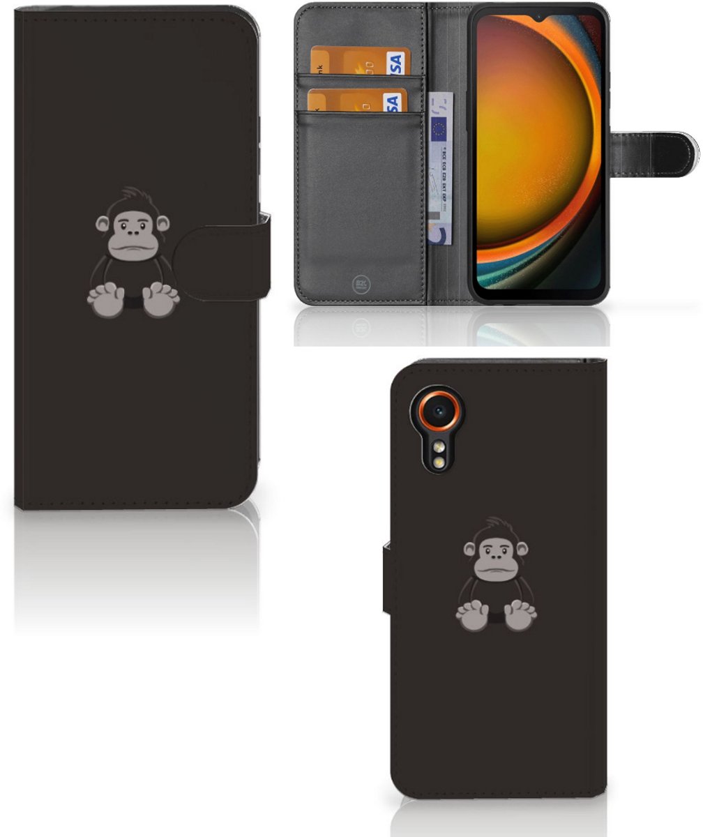 Book Case voor Samsung Galaxy Xcover 7 Leuk Hoesje Gorilla