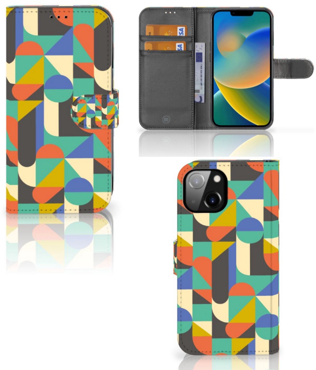 Apple iPhone 14 Telefoon Hoesje Funky Retro