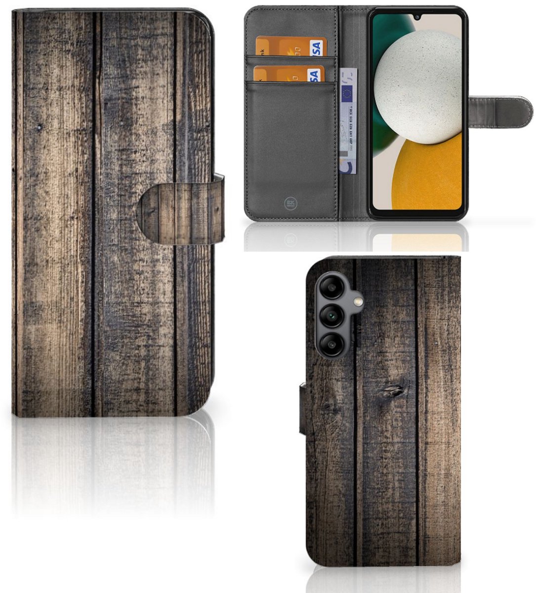 Samsung Galaxy A34 Book Style Case Steigerhout
