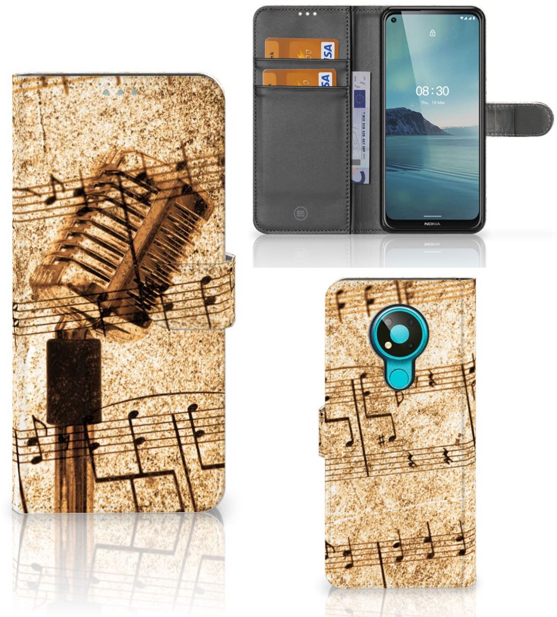 Nokia 3.4 Telefoonhoesje met foto Bladmuziek