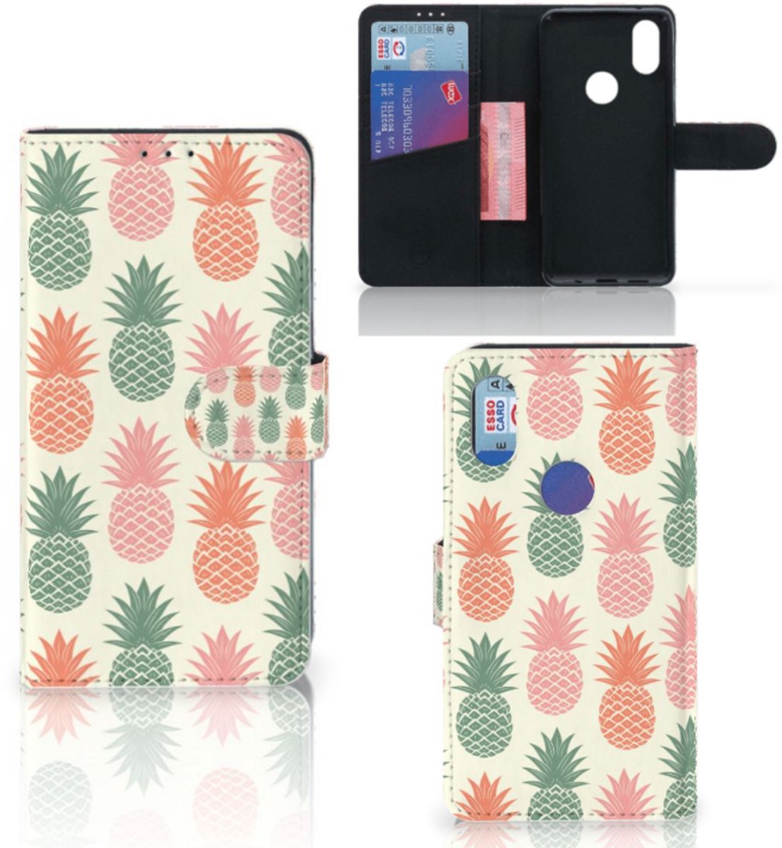 Xiaomi Mi Mix 2s Book Cover Ananas