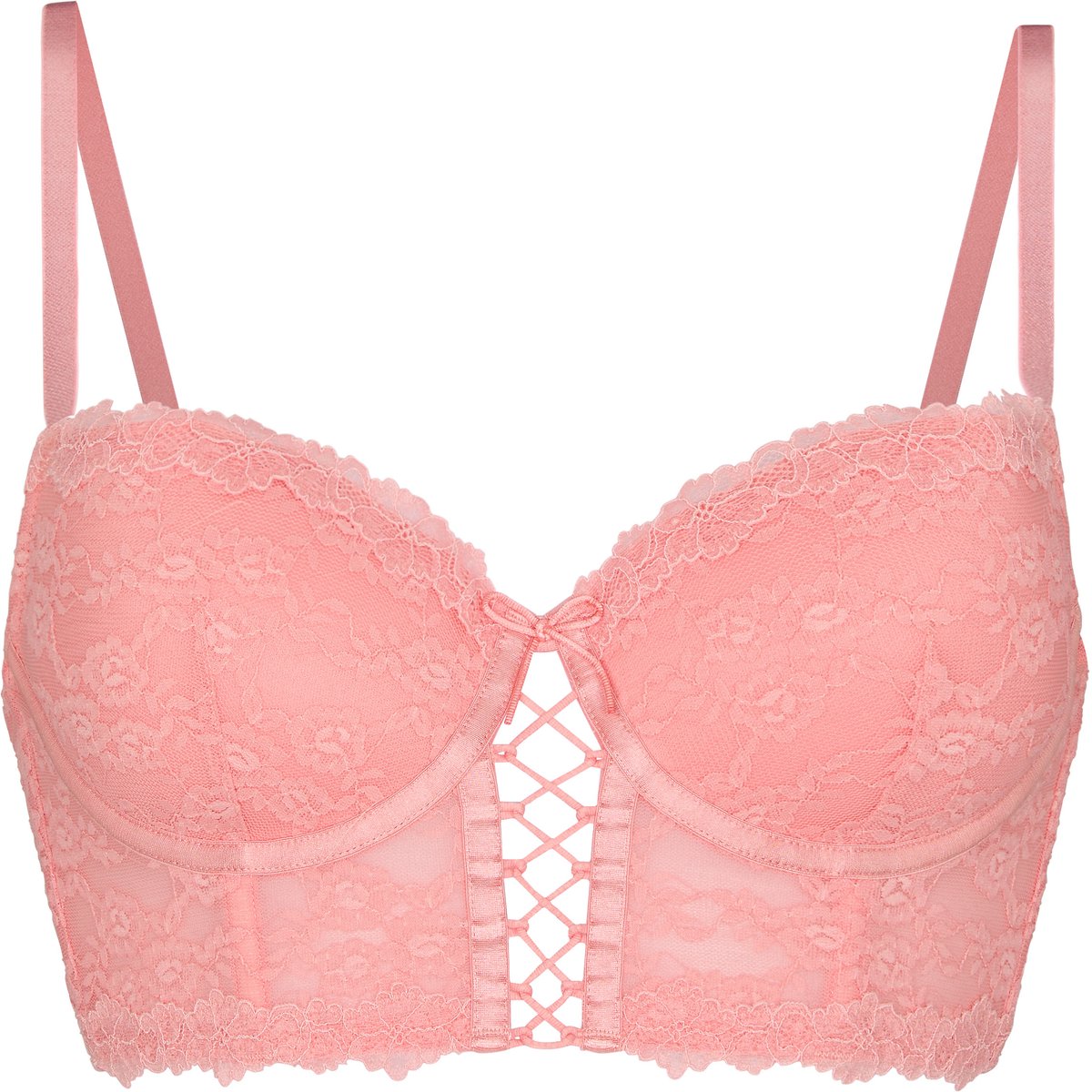 Hunkemöller Voorgevormde Beugel Longline Bh Aveline Roze