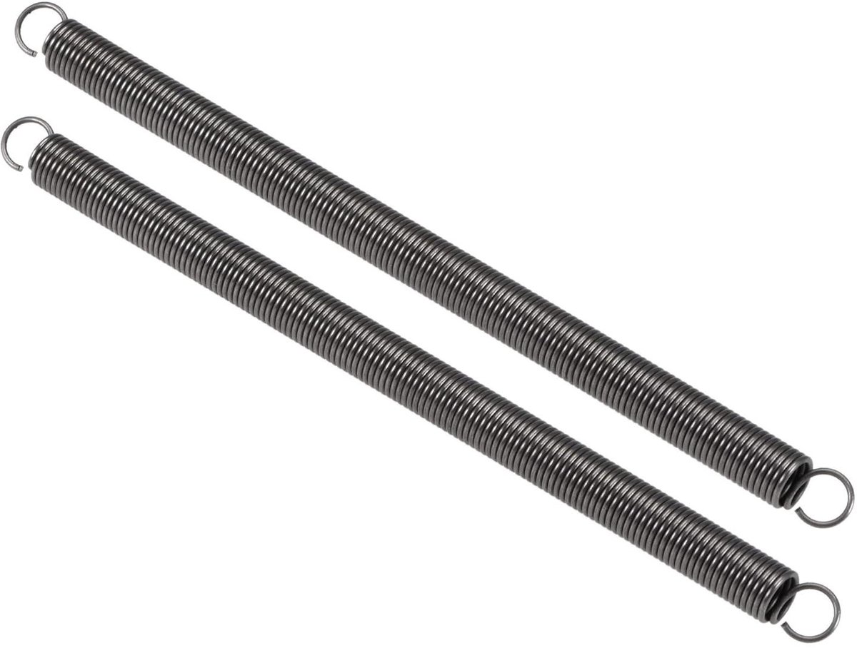 Drukveer - Veren Staal - Apparaten Repareren - Verlengde Lengte - 306 mm - Grijs