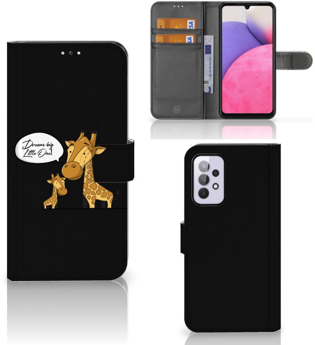 Samsung Galaxy A33 5G Leuk Hoesje Giraffe