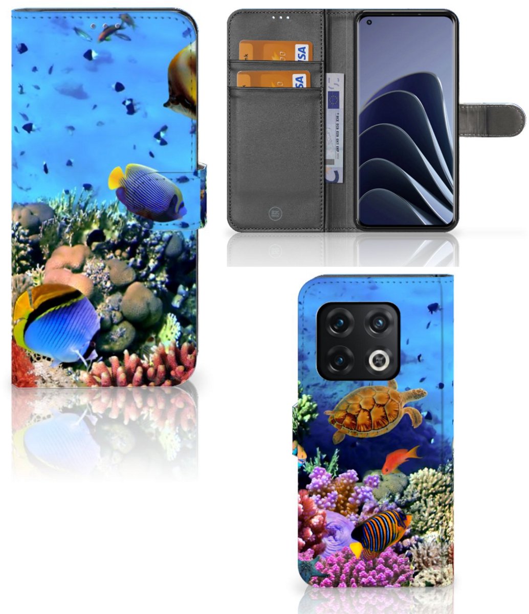 OnePlus 10 Pro Telefoonhoesje met Pasjes Vissen