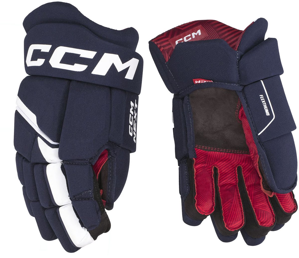 CCM - Next - IJshockeyhandschoenen - Kinderen - Blauw - Wit - 8
