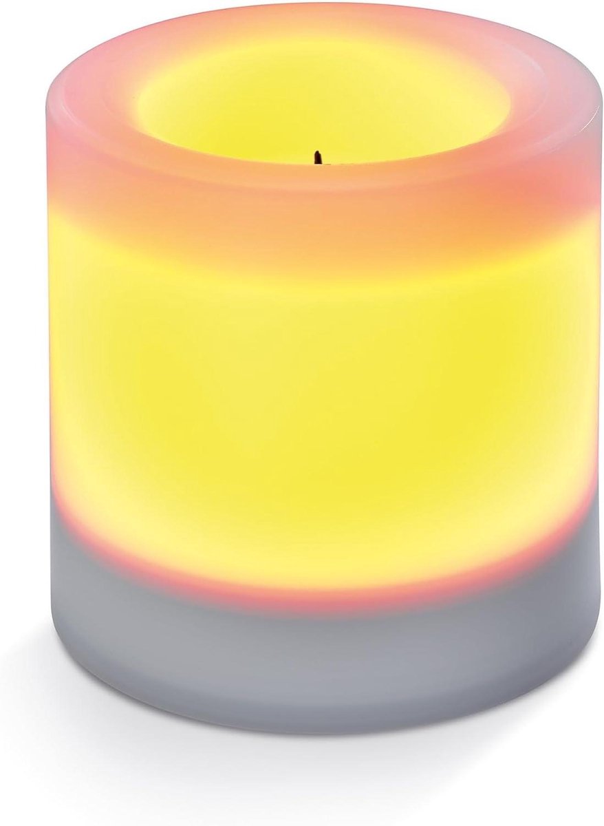Esotec Led-kaars op zonne-energie, vlameffect Ella, flikkerlicht, tafellamp, staande lamp,
