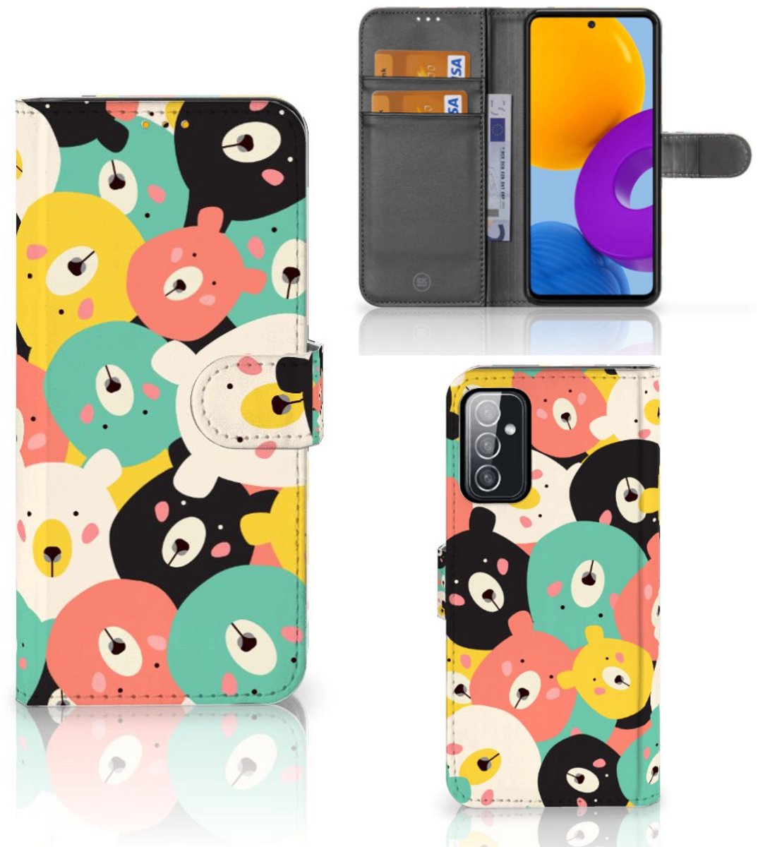Samsung Galaxy M52 Leuk Hoesje Bears