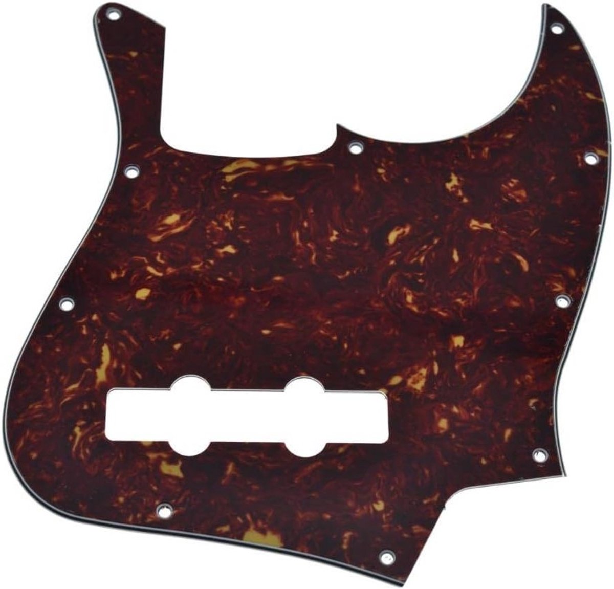 Links Handige 4-Snarige Jazz J Bass Pickguard - Vintage Turtle Scraping Plate voor Gitaar Accessoires