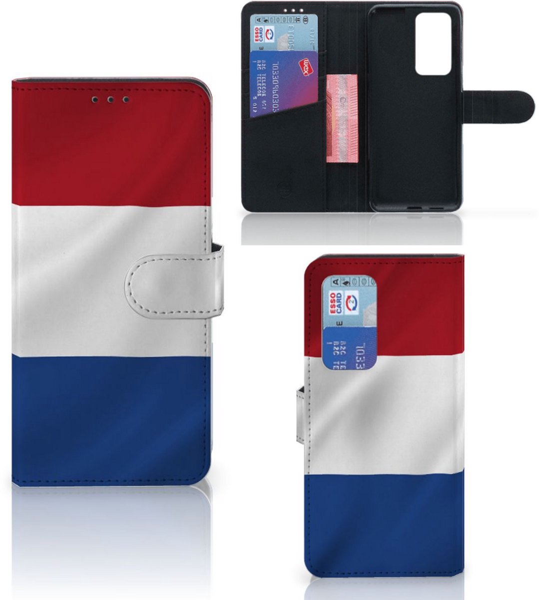 Huawei P40 Pro Bookstyle Case Nederlandse Vlag