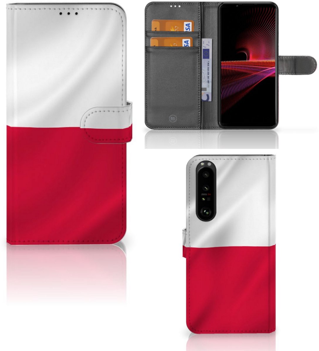 Sony Xperia 1 III Bookstyle Case Polen