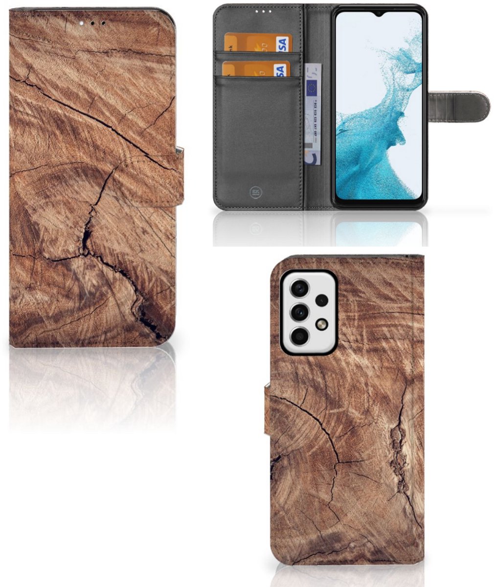 Samsung Galaxy A23 Book Style Case Tree Trunk