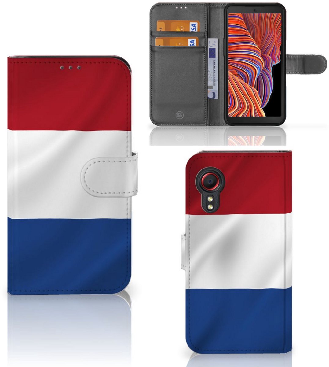 Samsung Galaxy Xcover 5 Bookstyle Case Nederlandse Vlag