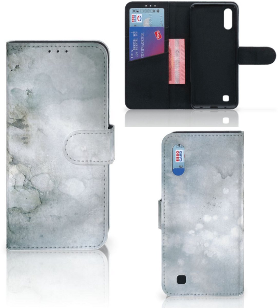 Hoesje Samsung Galaxy M10 Painting Grey