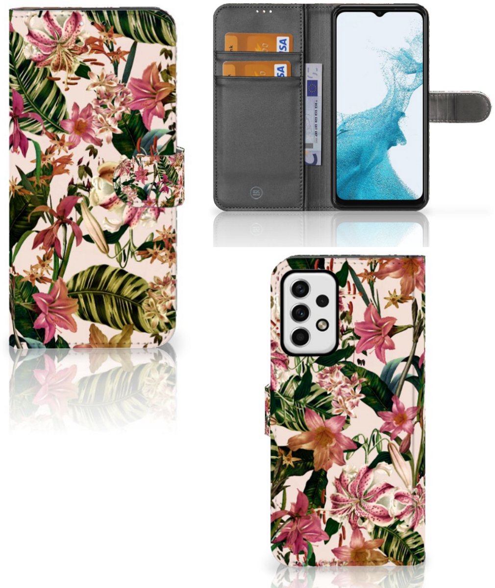 Samsung Galaxy A23 Hoesje Flowers