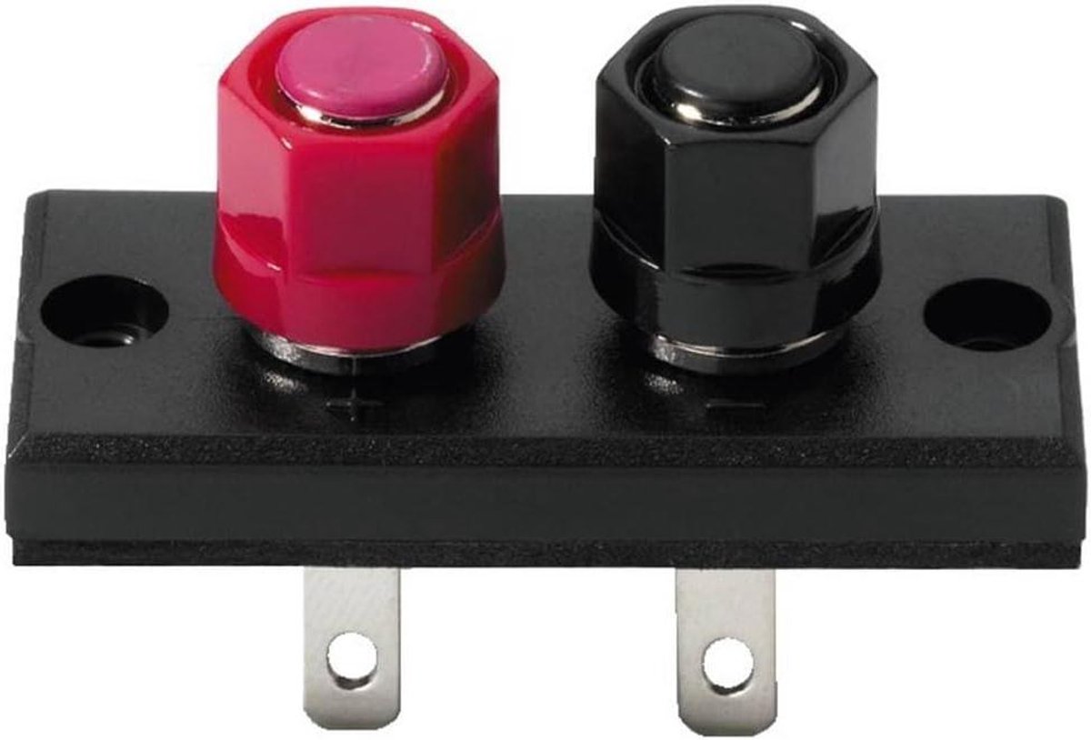 Luidspreker Schroefaansluiting - Speaker Connector - Audio Verbinding - Gevlochten Contacten - 1 Stuk