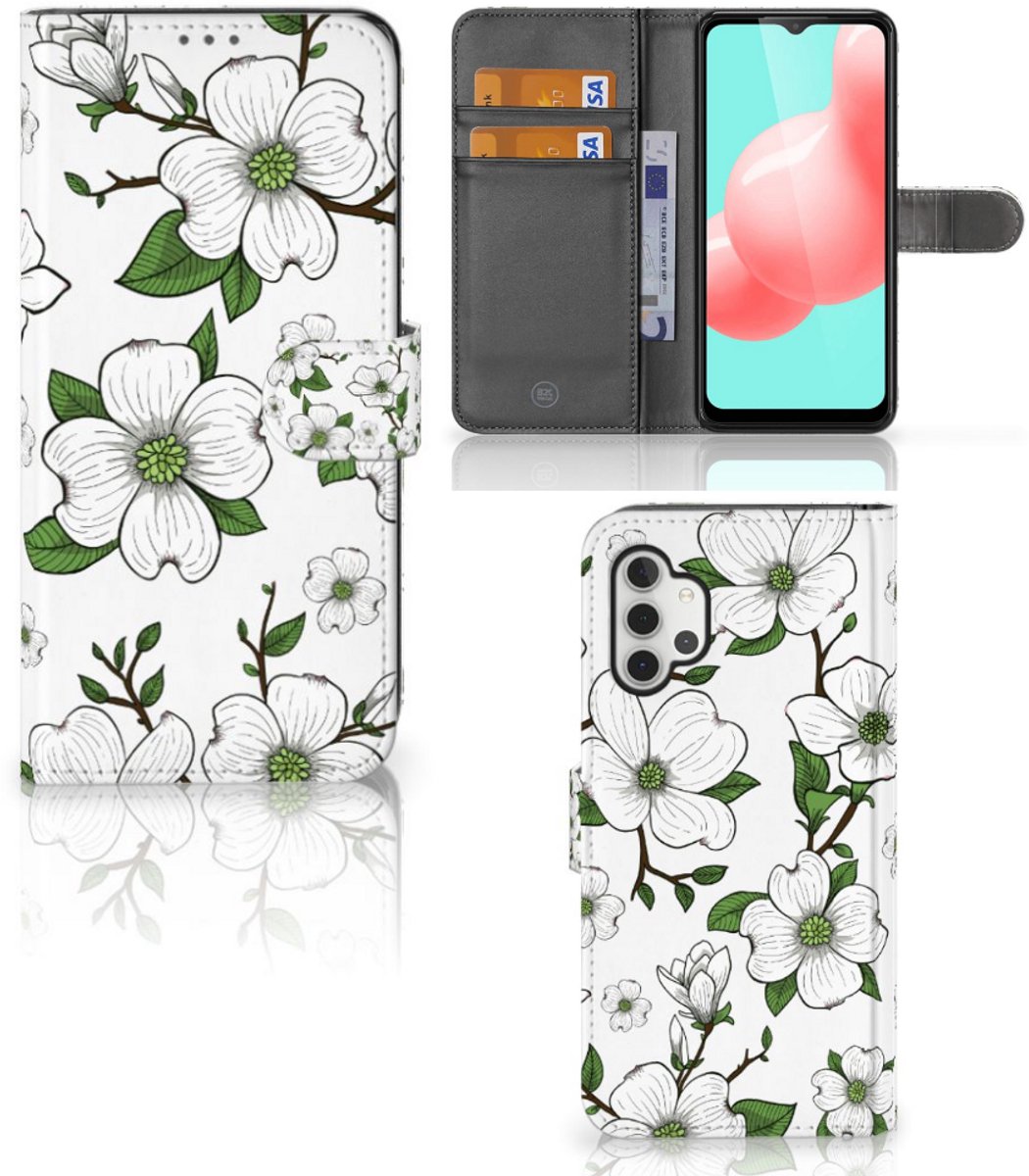 Samsung Galaxy A32 5G Hoesje Dogwood Flowers